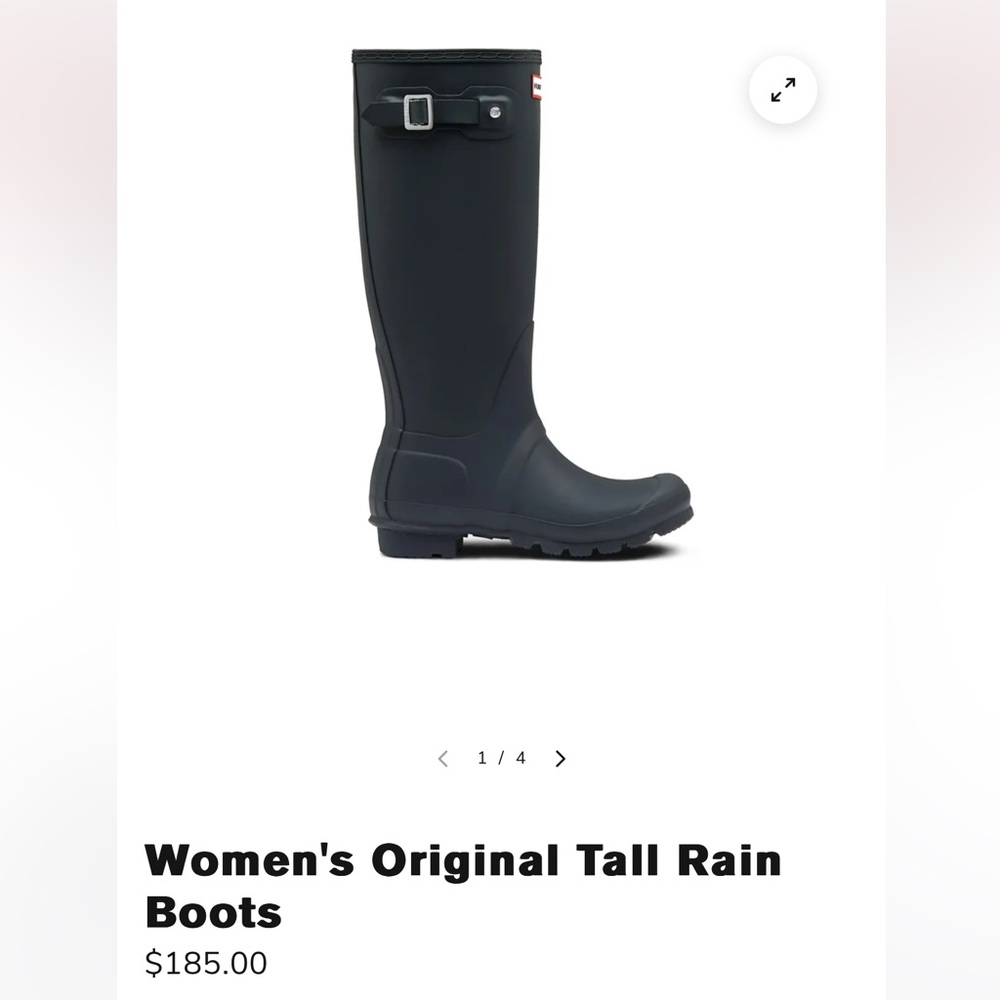 Hunter rain boots